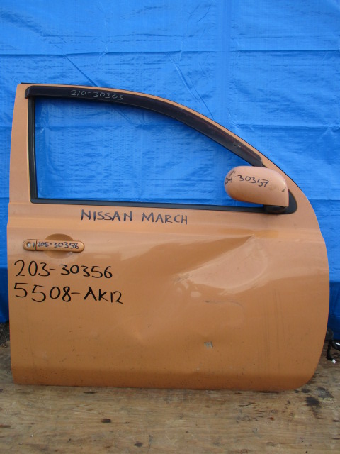 Used Nissan March DOOR RR VIEW MIRROR FRONT RIGHT